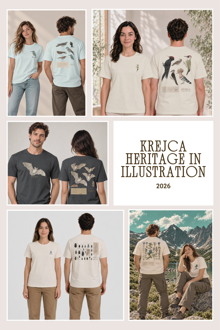 KREJCA Heritage in Illustration-collage
